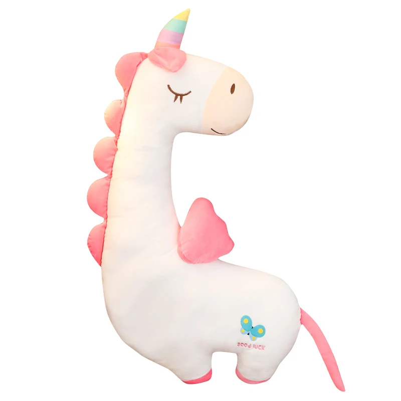 C образная подушка для сна с животными, подушки для ног для беременных женщин, для детей, для сна, для друзей, единорог, динозавр, игрушечные фламинго