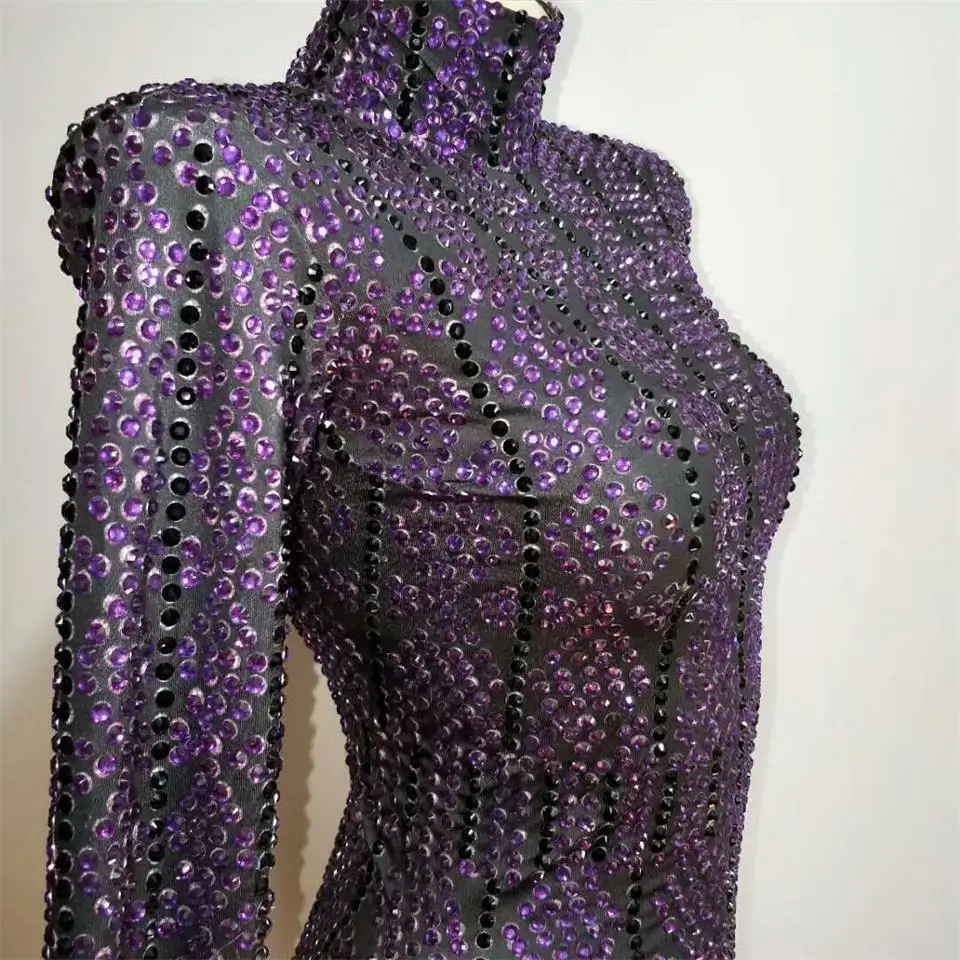 Сексуальное блестящее платье разы Женская танцевальная одежда женский костюм