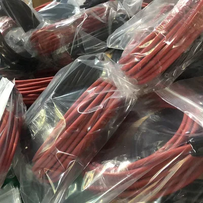 ALLMEJORES 1 пара медных кабелей на солнечной батарее 6 мм 10AWG черный и красный с