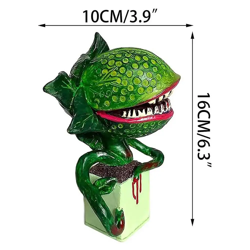 

Horrible Piranha Potted Ornaments Resin Craft Ornaments Garden Craft Statue Scary Piranhas Halloween Decoration Garden Suppies