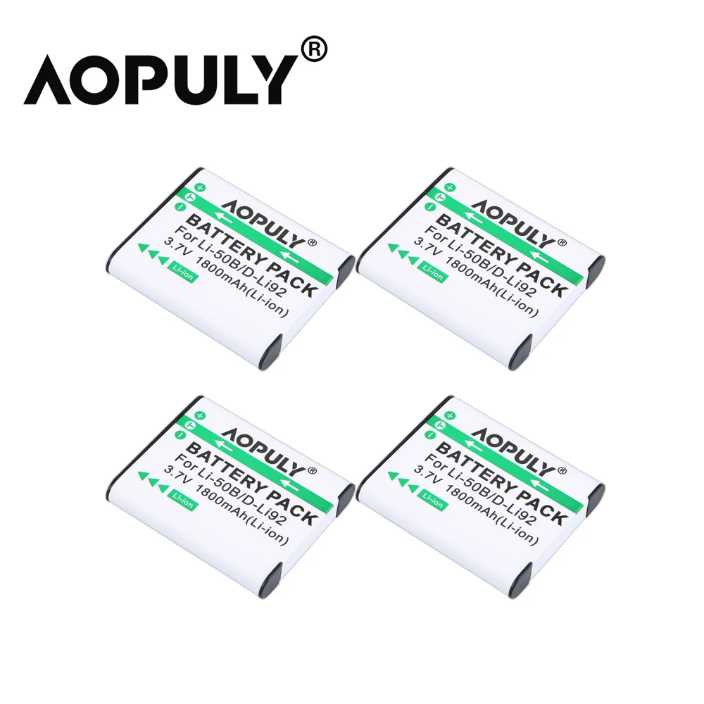 Аккумулятор для фотоаппарата Olympus MJU Stylus 1800 1010 1030SW 1020 SH21SH25 SP720UZ 5x9000 мАч |