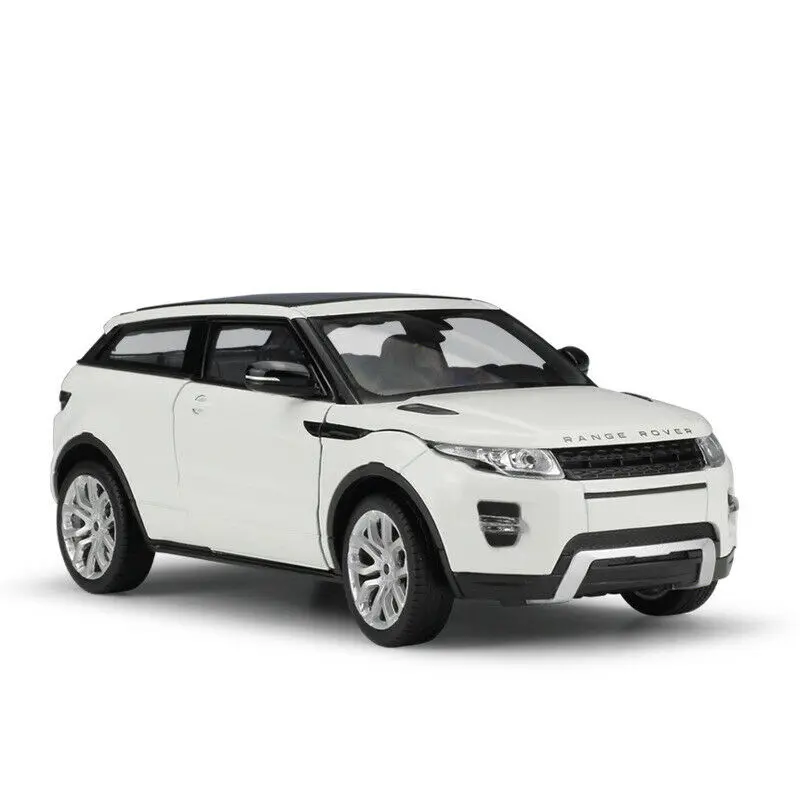 Welly 1:24 Diecast Range Rover Evoque белые спортивные автомобили Высокая симуляция автомобиля
