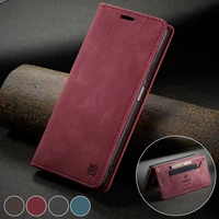 for huawei p30 pro case magnetic flip wallet phone case for huawei p30 lite p50 case vintage frosted pu leather cover hoesje