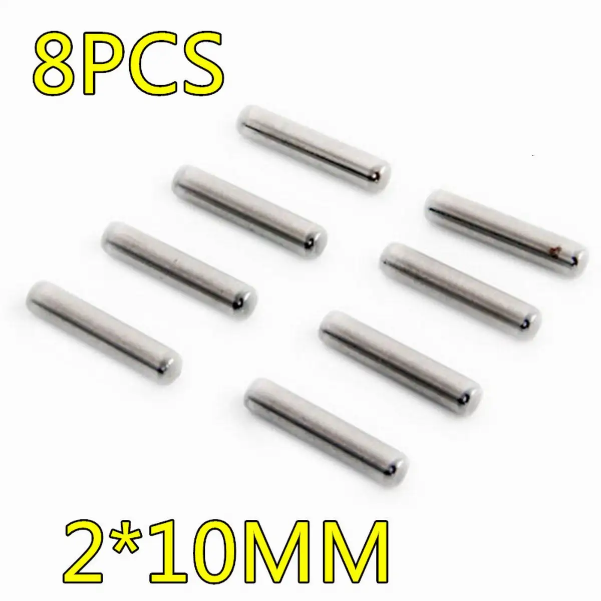 

8pcs Steel 2x10 mm Axle cross Pins Wheel Hex fit 1:10 Tamiya TRAXXAS AXIAL HPI HBX For RC Model Cars HSP 08027