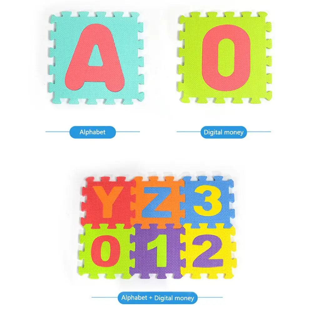 36 шт./набор новинка Обувь для костюмированной вечеринки EVA детский коврик пазл