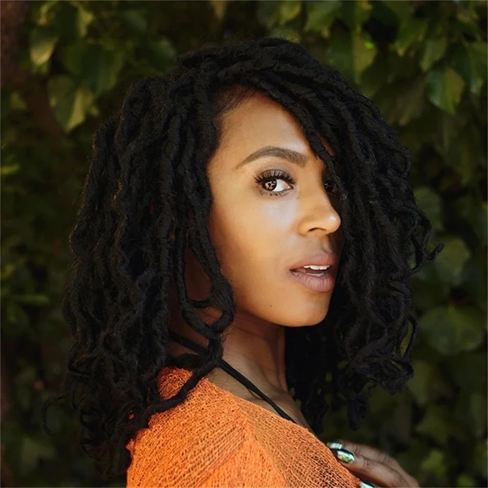 18 дюймов Nu искусственные локоны в стиле Crochet наращивание волос для Для женщин