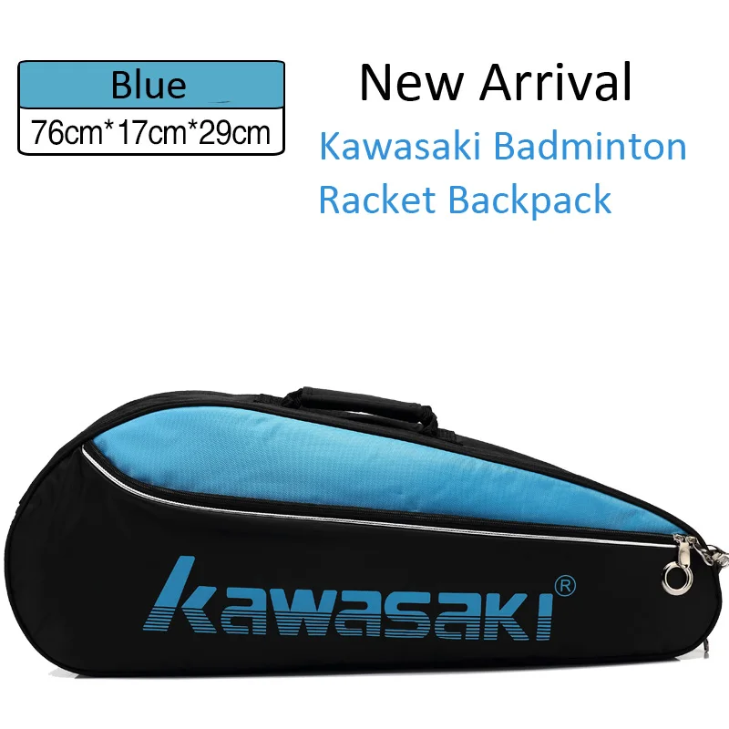 Kawasaki теннис бадминтон рюкзак для ракеток 6 бадминтон Raqueta большой емкости один Shouders диагональный крест портативная тренировочная сумка