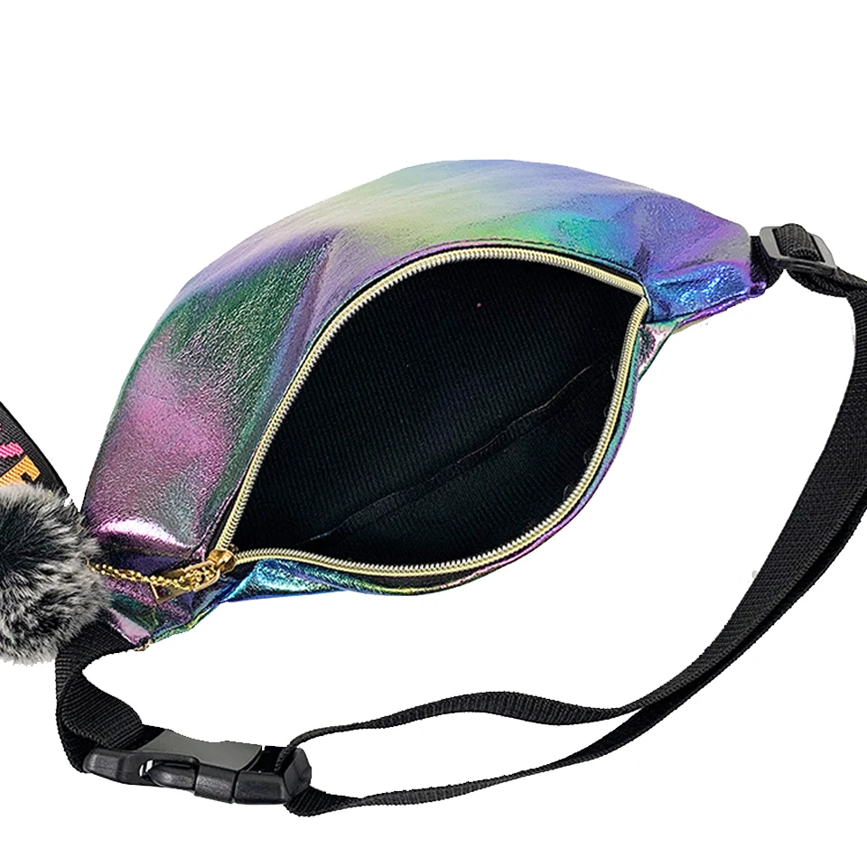 2021 поясные сумки модные на ремне для девочек детские с блестками и крутым принтом