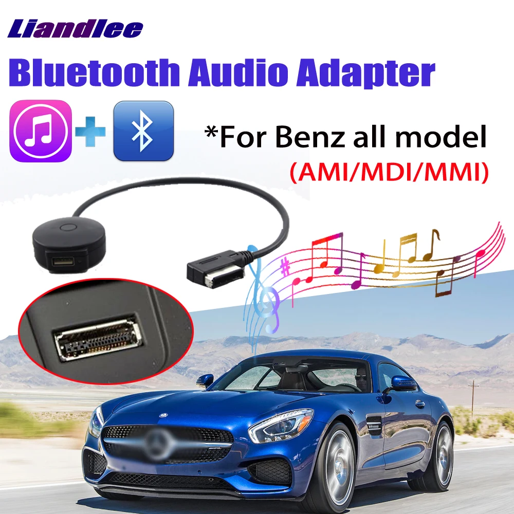 Автомобильный BT Беспроводной адаптер для Mercedes Benz все модели AMI/MMI/Auto MDI Интерфейс