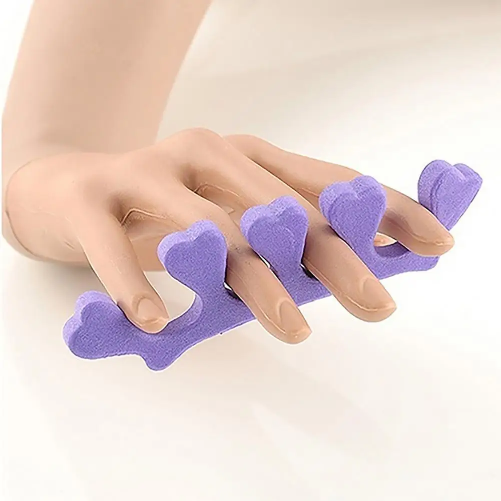 

10Pcs Soft Sponge Between Toe Separator Fingers Feet For Pedicure Separation Tools