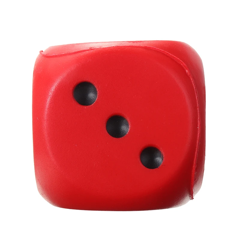 Кубики детские мягкие эластичные 6 см 1 шт. цветов | Спорт и развлечения