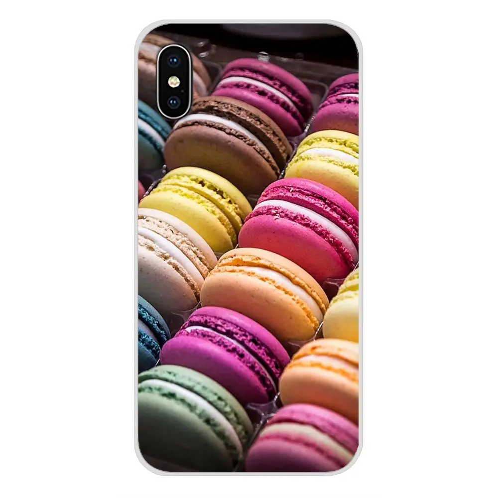 Торт Макарон аксессуары Чехлы для телефона Xiao mi 4 5 5s 6 A1 A2 5X6X8 9 Lite SE Pro Max Mix 2 3 2S |
