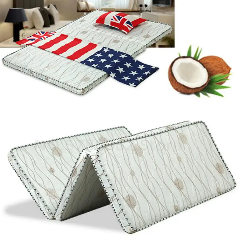Натуральное кокосовое волокно складной одинарный матрас/татами для