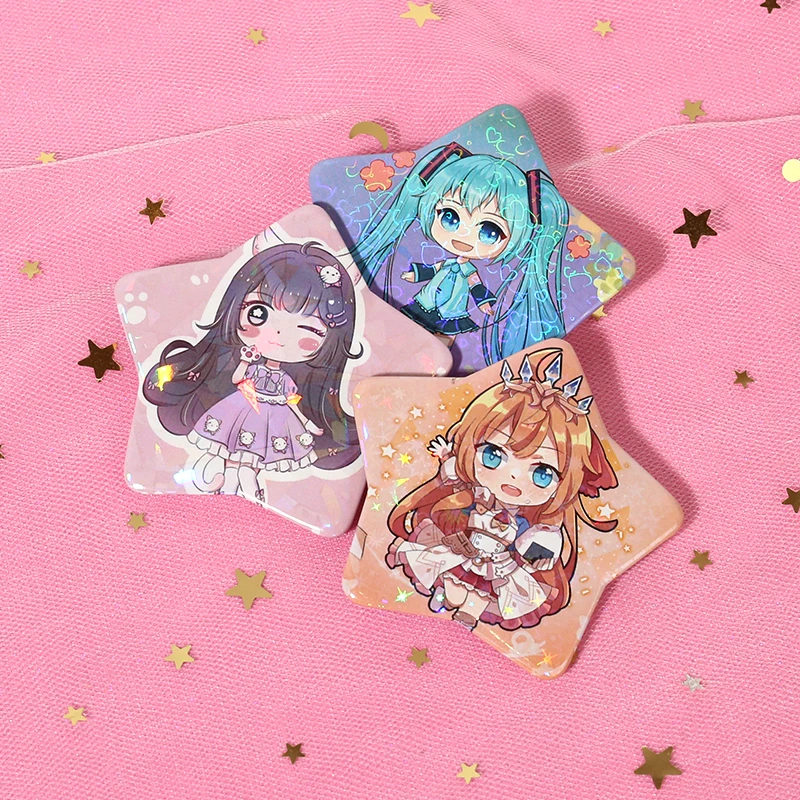 Значок со звездами VOGRACE groothandel изготовленный на заказ | Украшения и аксессуары