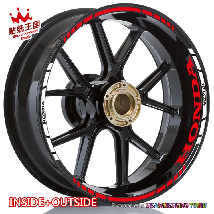 Для Honda CBR600RR CBR1000RR CBR300R CBR500R CB1000R CB650 VFR1200 800 NC700 CB1100 наклейка на колесо