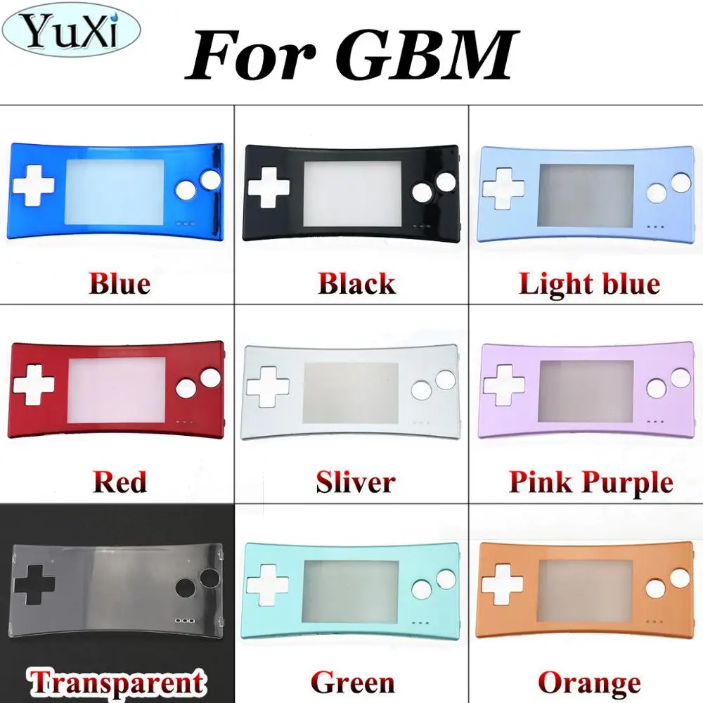 YuXi Замена для NAND для Gameboy Micro Shell Корпус чехол для GBM Хэллоуин передняя рамка