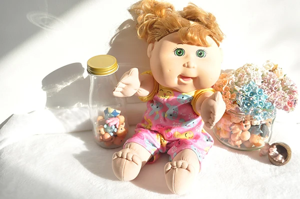 Винтаж ретро-кукла милое капустный пластырь детский Reborn Baby Doll для девочек
