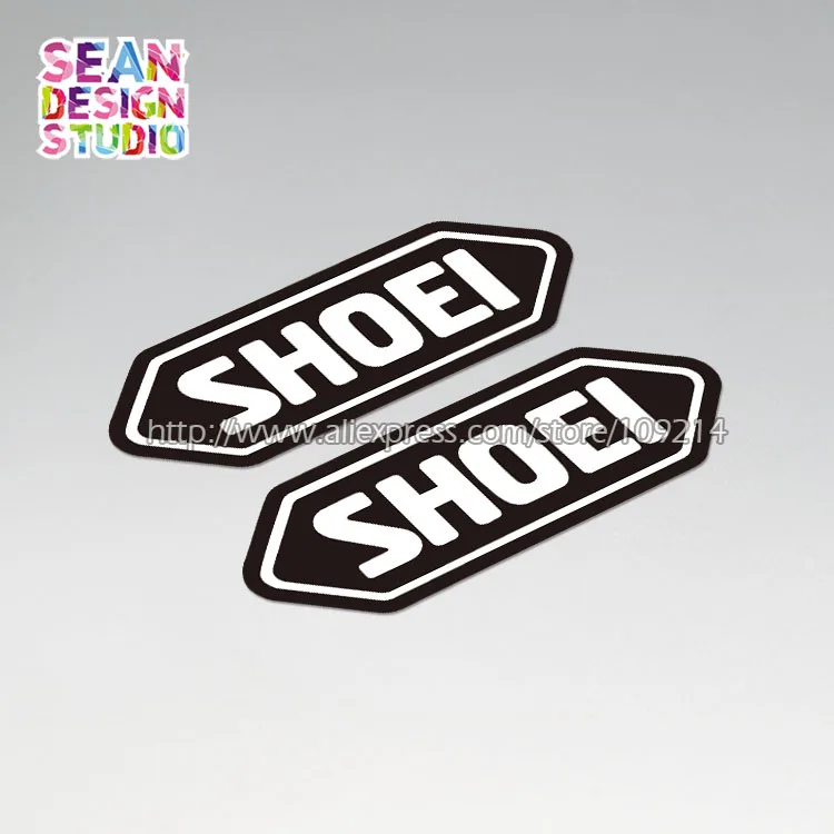 

2 Pics For SHOEI helmet motorcycle motor bike stickers Waterproof Decals PVC 11