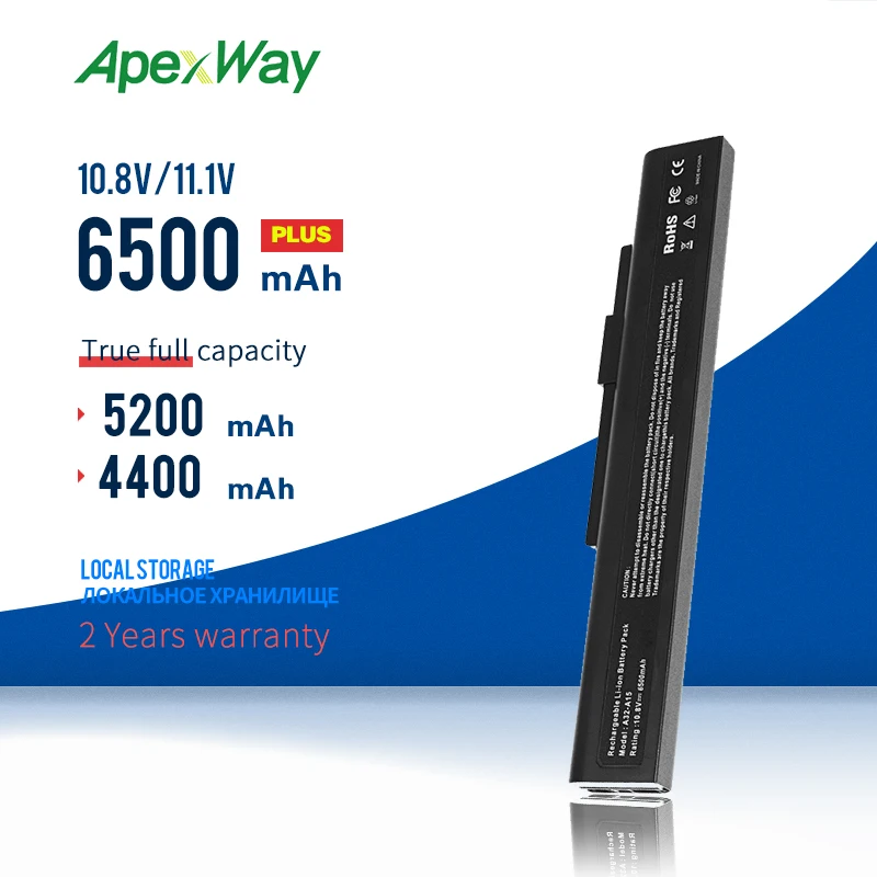 Аккумулятор для ноутбука аккумулятор MSI A6400 CR640 CR640X CX640 CX640X Series MEDION Akoya E6201 E6221 E6227 P6635