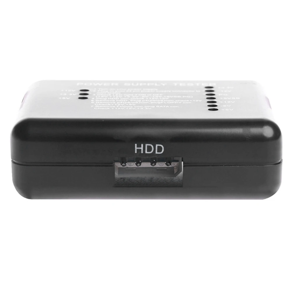 Тестер блока питания для ПК 20-24 контакта тестер светодисветодиодный PSU ATX SATA HDD