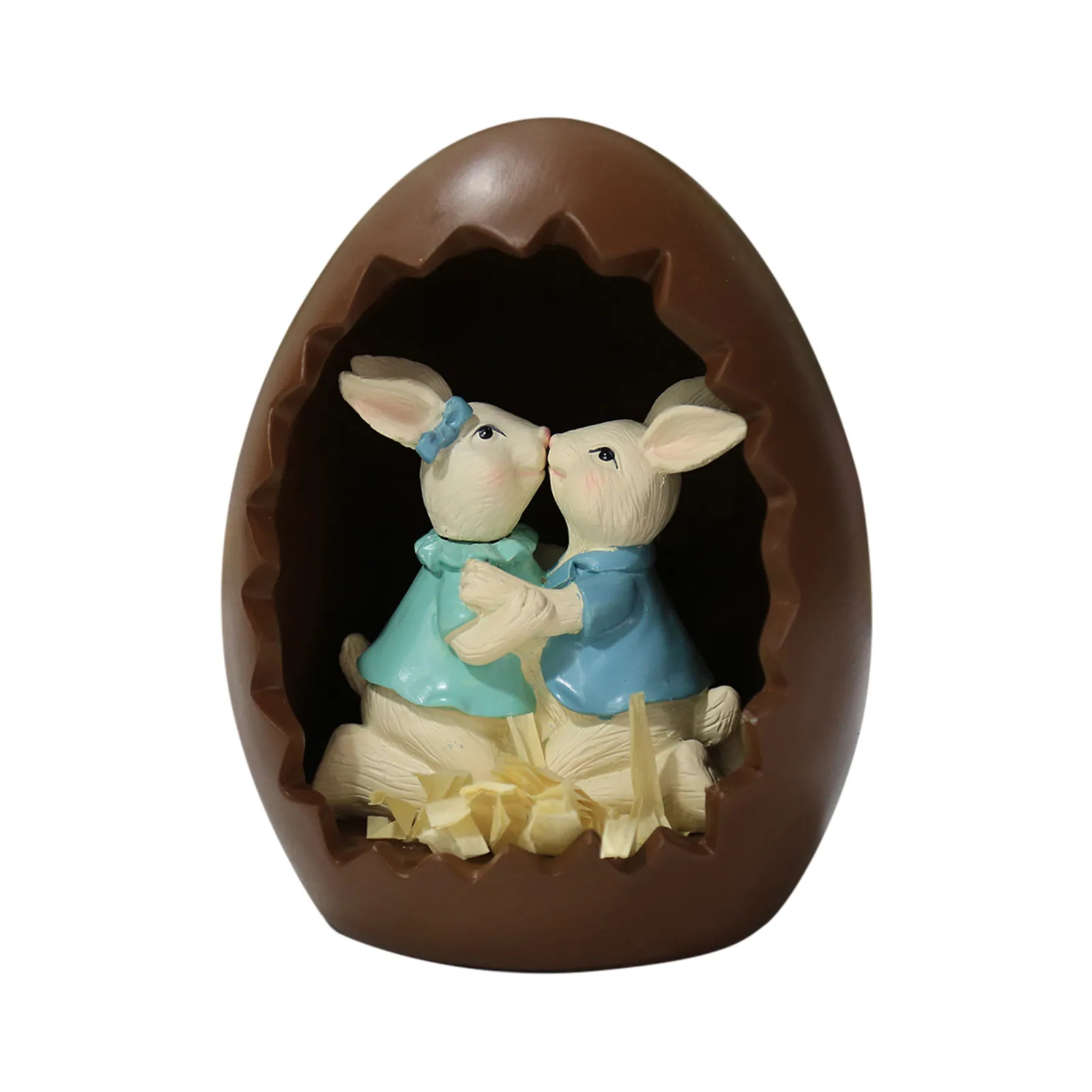 Пасхальные шоколадные яичной скорлупы декоративное украшение &quotКролик&quot