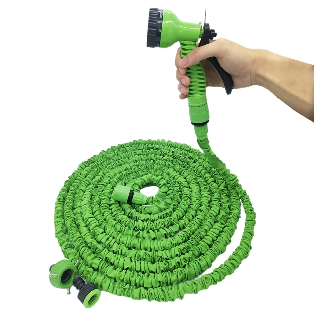 

Garden Hose Pipe Water Hose Expandable Magic Hose 7 Patterns Water Gun Foam Pot flexible reels hose Car Wash Gun Sprayer