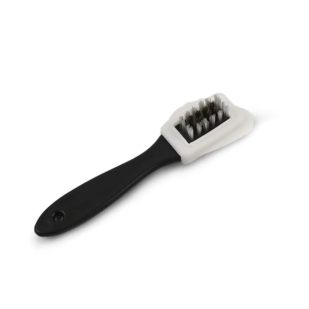 Многофункциональная замшевая щетка для обуви 3 стороны чистки замши нубук обувь