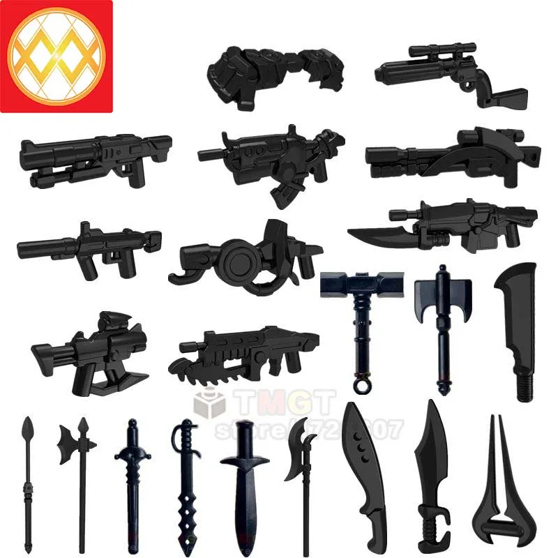 10 шт./лот аксессуары топор рука викингов меч копье молот Scimitar средневековое