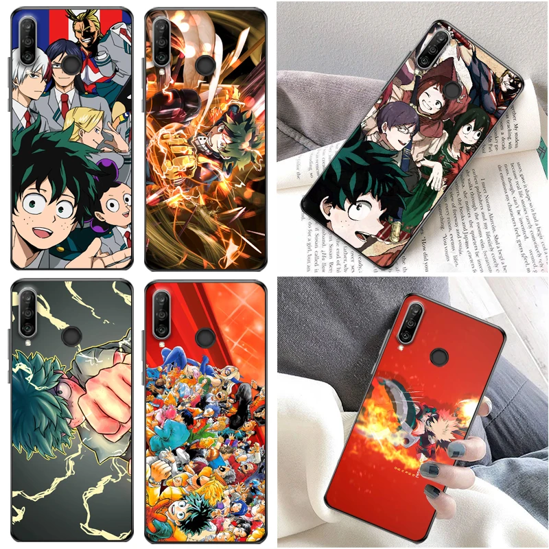 

My Hero Academia Tomura Boku Dabi Shigaraki Bakugou Katsuki Todoroki Shouto Phone Case For Huawei P30 Pro Lite Funda Cases