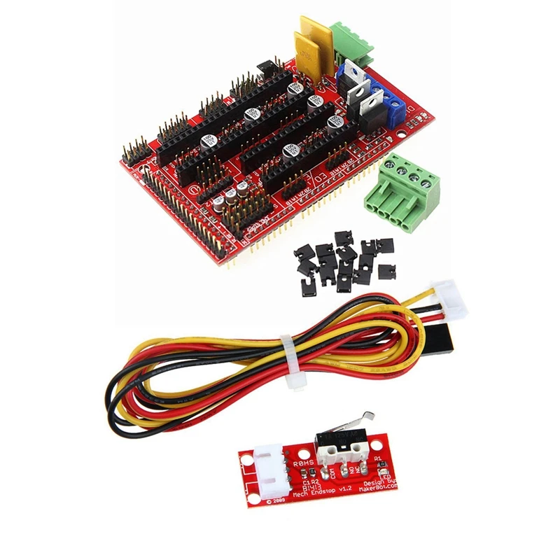 1 шт. панель управления 3D принтером RAMPS 4 пандусами и переключатель торцевой