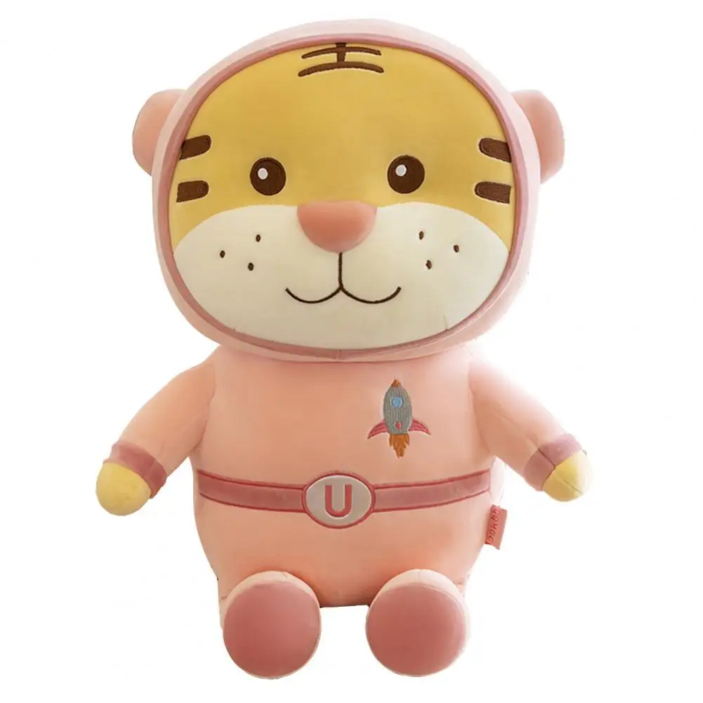 

Lovely Astronaut Tiger Stuffed Toy Vivid Appearance Washable Ultrasoft PP Cotton Stuffed Animal Tiger Doll Toy Kids Plush Toy