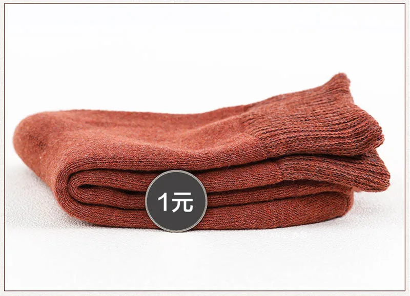 LKWDer 3 Pairs Winter Warm Socks For Women Solid Color Thick Wool Rabbit Hair Socks Snow Against Cold Warm Cotton Sock Sox Meias