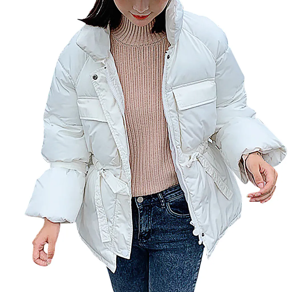 Женский пуховик на молнии JAYCOSIN зимний теплый верхняя одежда L401104 2019|Женские