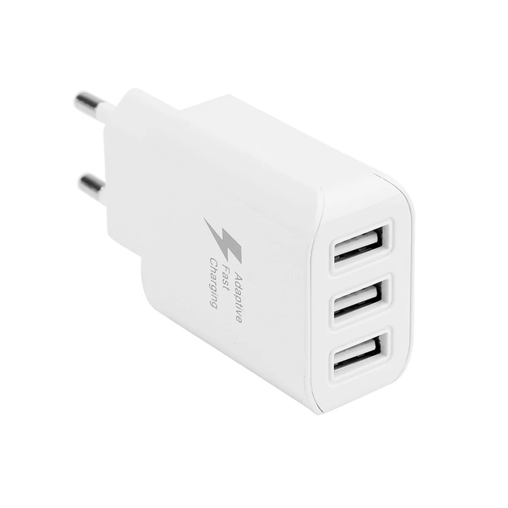 3 порта Смарт USB зарядное устройство несколько мобильный телефон Быстрая зарядка