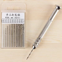 good quality metal hand drill equipments resin mold tools for jewelry tool with 0 8mm 3 0mm drill screw