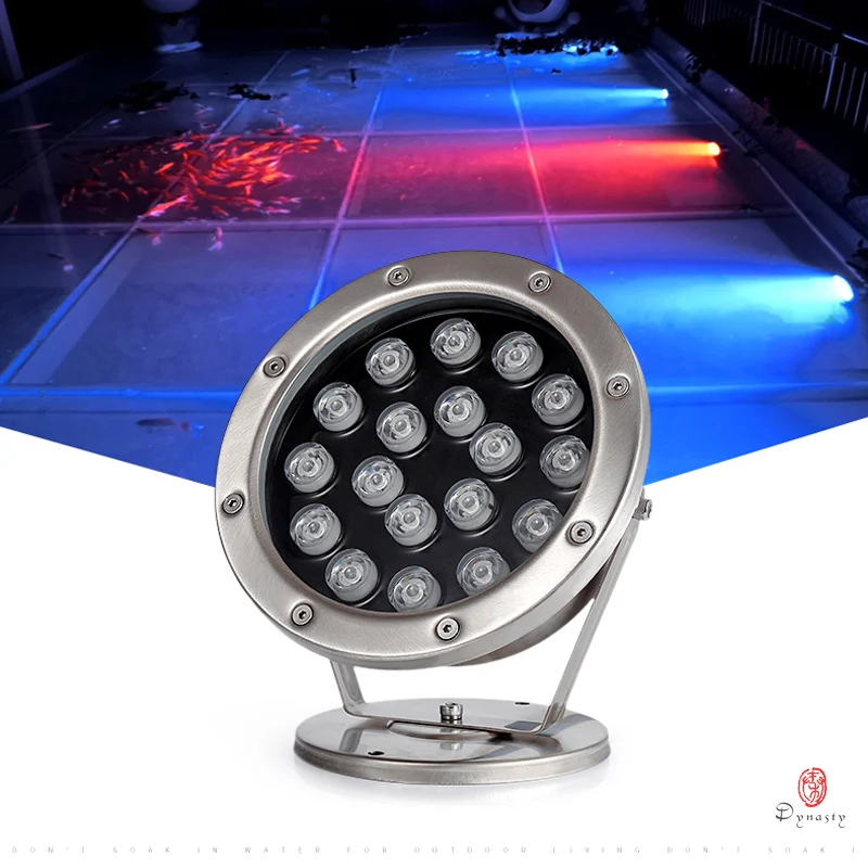 Светодиодный ные подводные фонари наружные для ландшафта IP68 фонтановая лампа