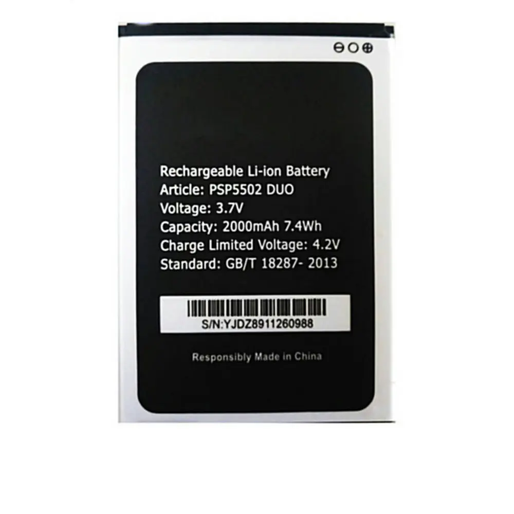 

Original size replacement battery 2000mah 7.4wh 3.7v Battery For Prestigio PSP5502 DUO Muze A5 Wize N3 PSP3507 DUO batteries