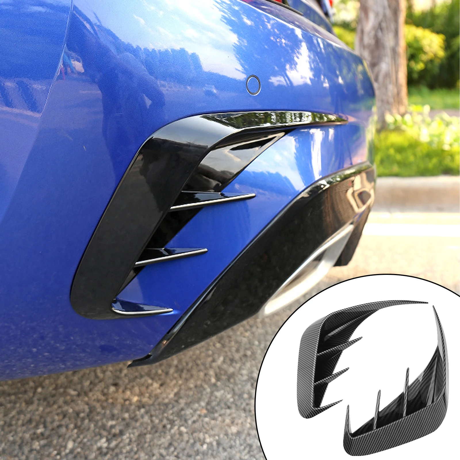 Автомобильные аксессуары задний бампер спойлер боковой воздуховод Выходная