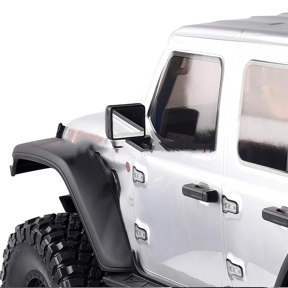 

Stainless Steel Rearview Mirror Lens Reflective Flat Rear View Lenses for SCX6 Wrangler RC Crawler Car