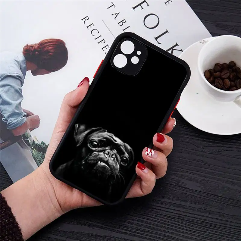 

Italian Cane Corso Mastiff Dogs Phone Case matte transparent For iphone 7 8 11 12 plus mini x xs xr pro max cover