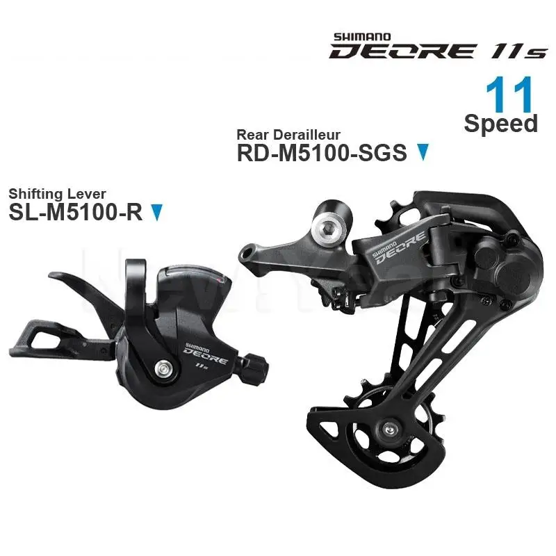 Переключатель передач SHIMANO DEORE M5100 задний переключатель детали для горного