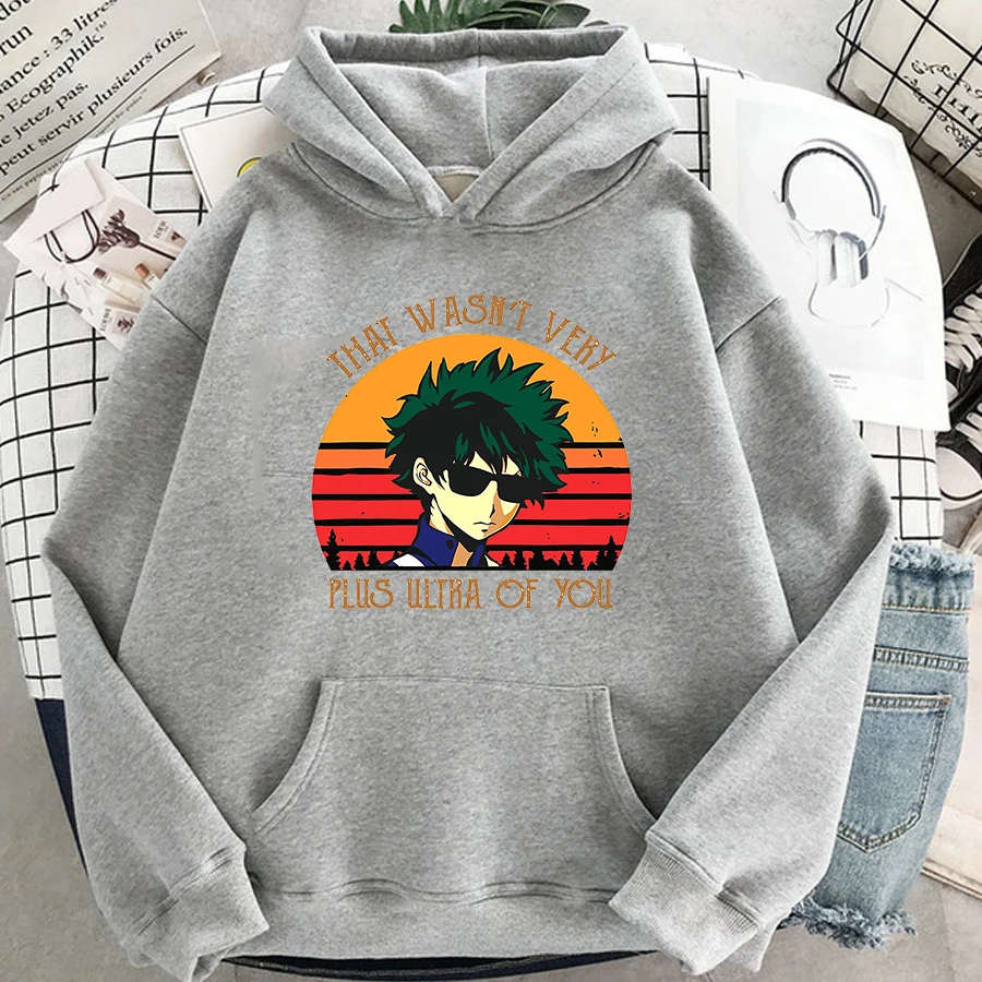 

Autumn / Winter My Hero Academia Anime Hoodie Midoriya Izuku Hoodies Printed Men/women Hoodie Long Sleeve hoodies men hoodie