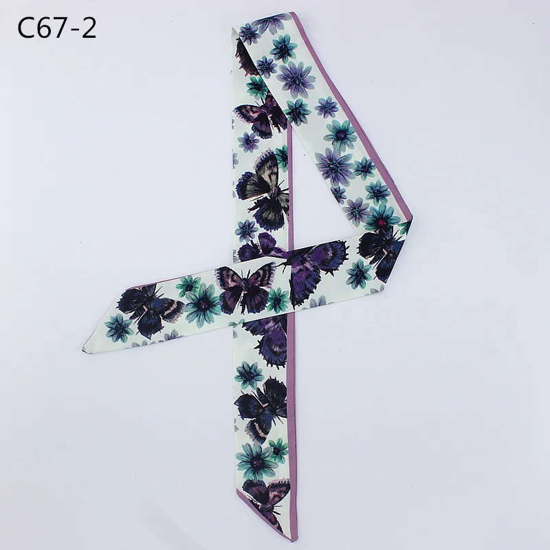 Женский шарф из натурального шелка с ладана бабочкой цветами и растениями | Дом