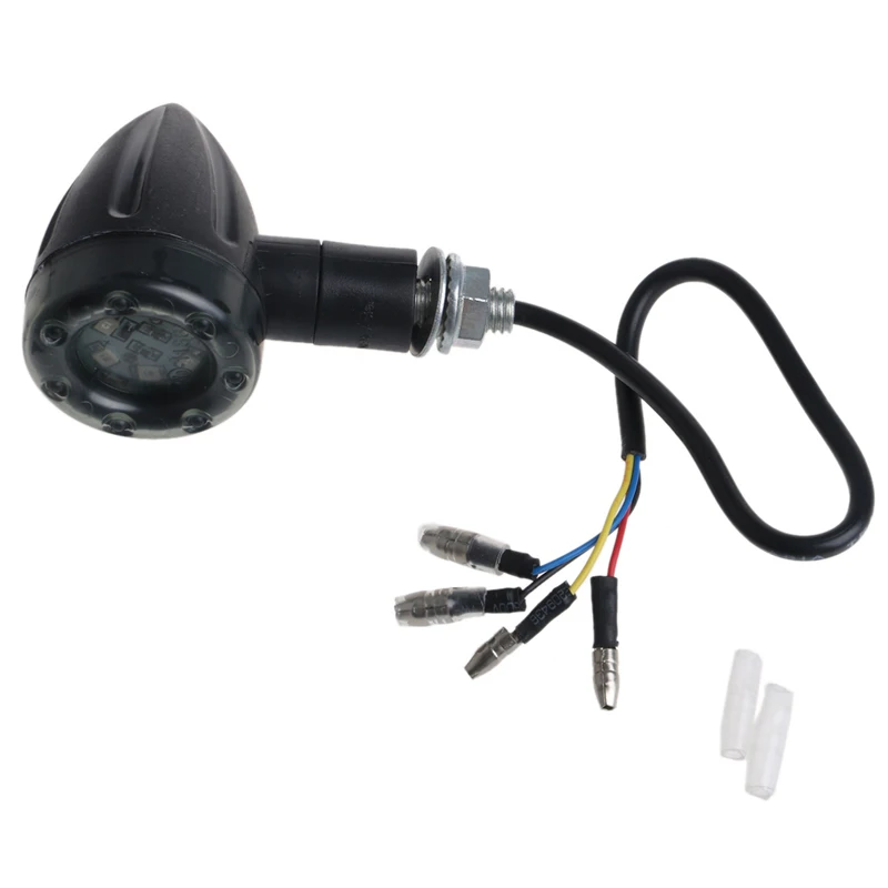 

1 Pair Motorcycle Turn Signal Brake Stop Light 12V 13 LED Indicator Red Yellow