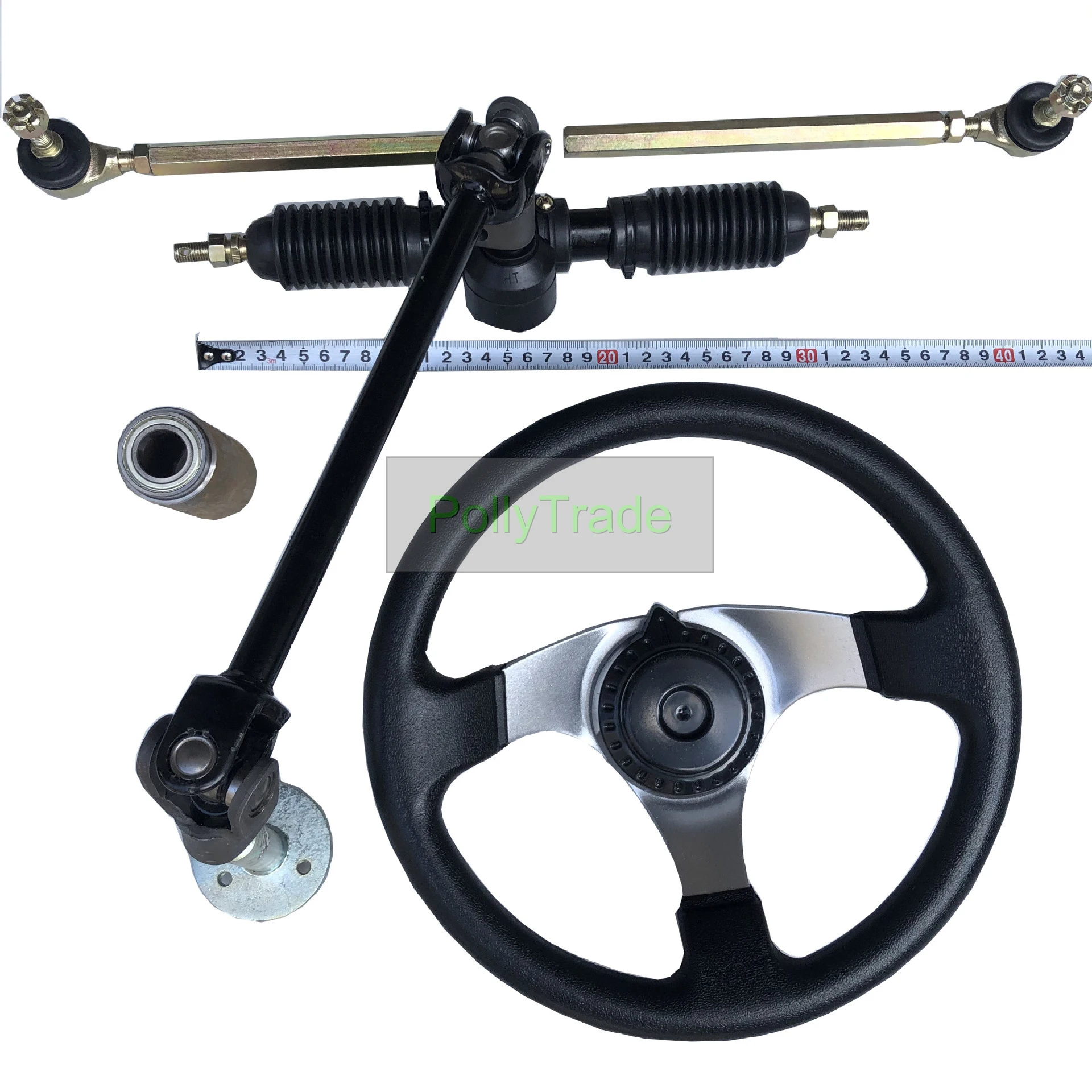 320mm Refit Steering Wheel Assembly Kit For Go Kart Karting Cart ATV Quad Dirt Pit Bike Parts