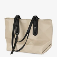 2021 new design tote bags for women top handle handbag geometric composite bags office purses crossbody sac a main
