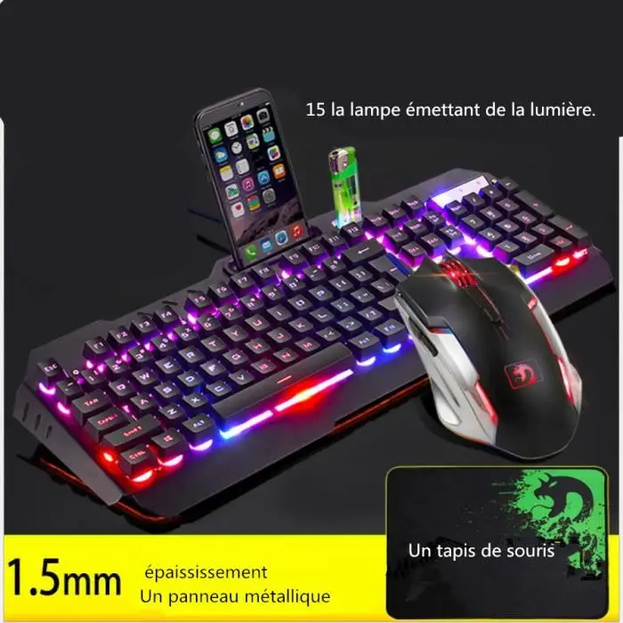 Проводная игровая Usb клавиатура со светодиодный Ной подсветкой мультимедийная