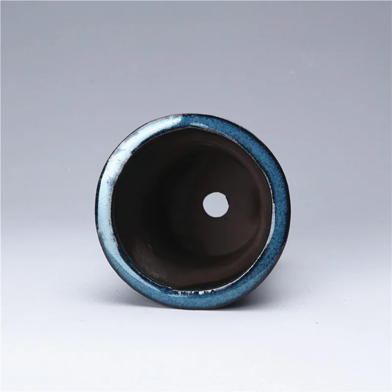 Lychee Life китайские керамические горшки для цветов темно-зеленые глазурованные