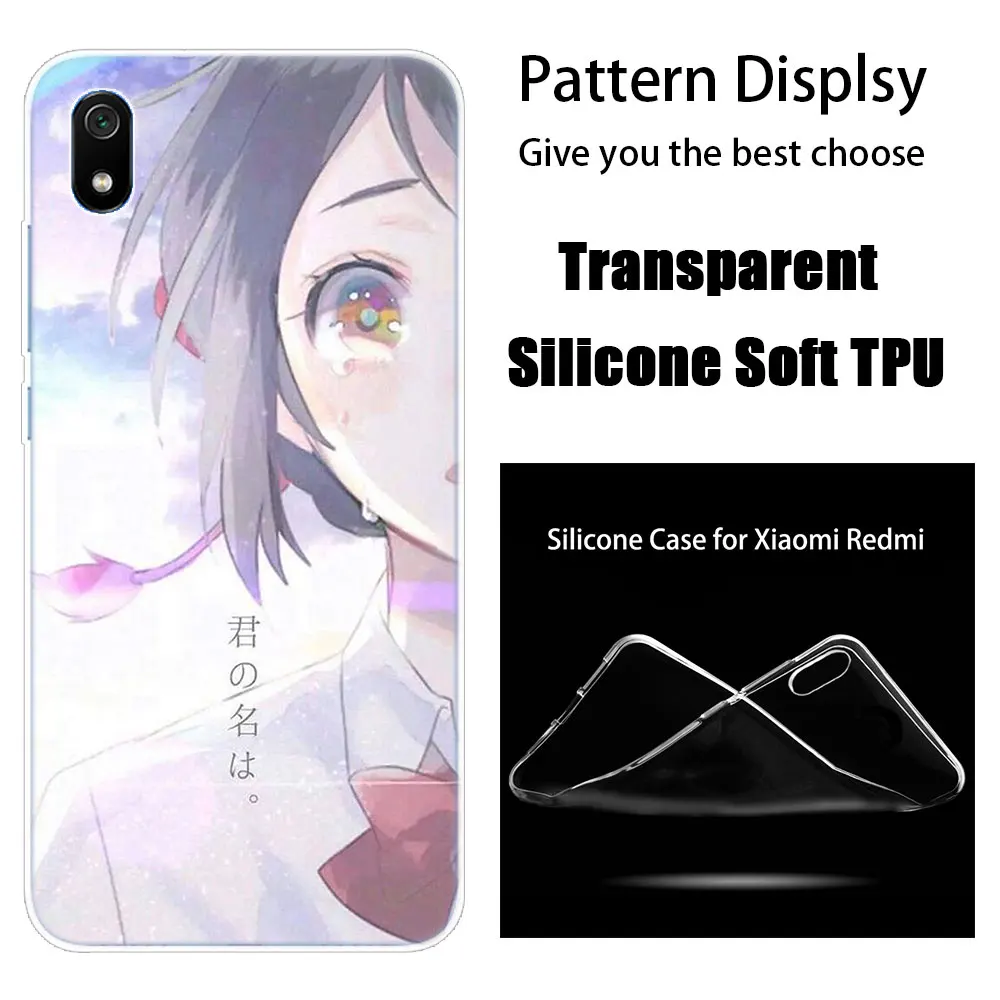 003 Роскошный силиконовый чехол аниме ваше имя Kimi no Na wa для Xiaomi Redmi K20 Pro 7 7A 6 6A 4X5 Plus S2 GO Note 8 7 6 5 Pro 4 - Цвет: 003