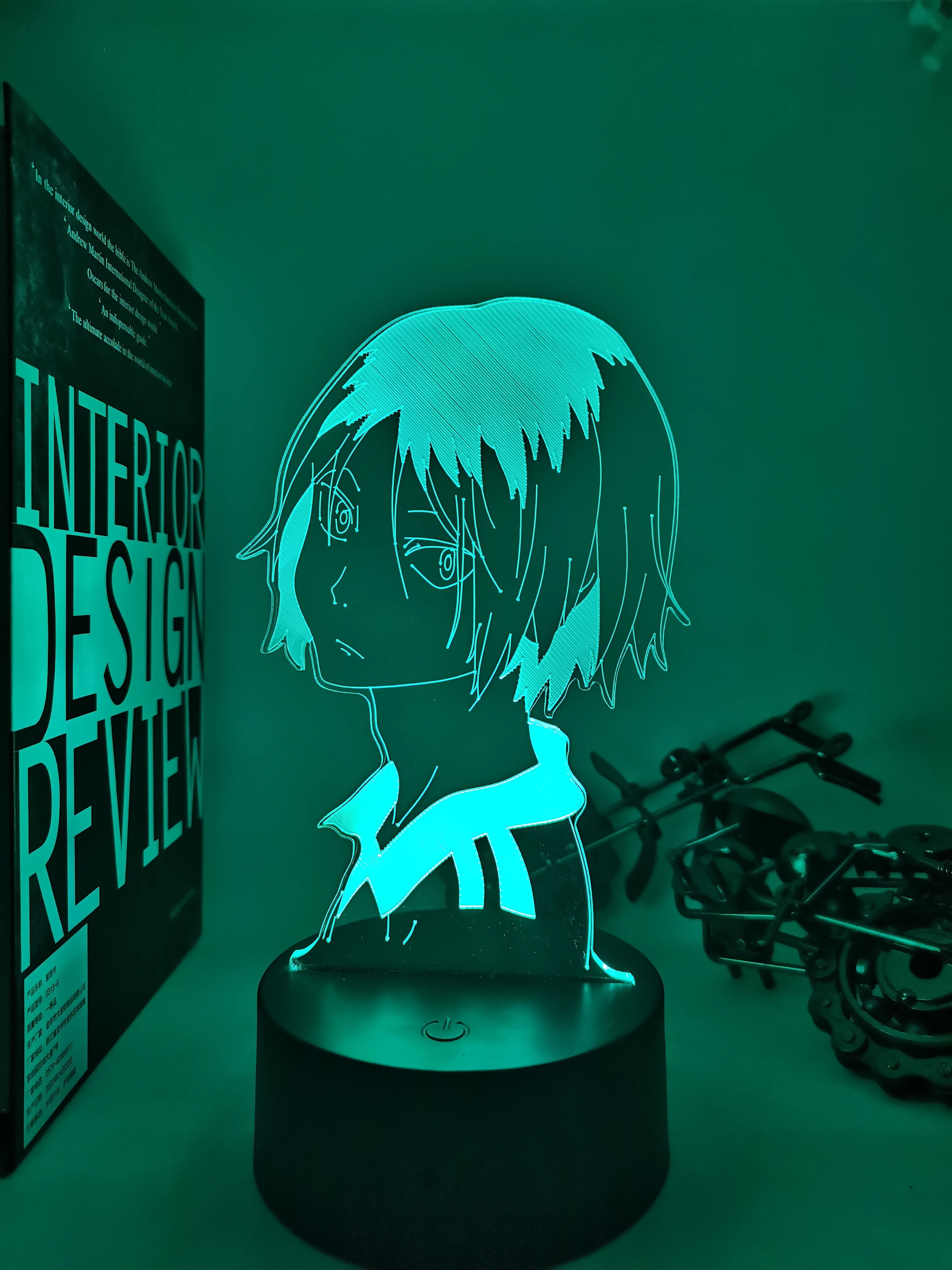 Kenma para Decoração de Quarto Noturna para Crianças Presente de Aniversário Haikyu!! Lâmpada Kozume Luz 3d Led 8 Cheap Luzes noturnas